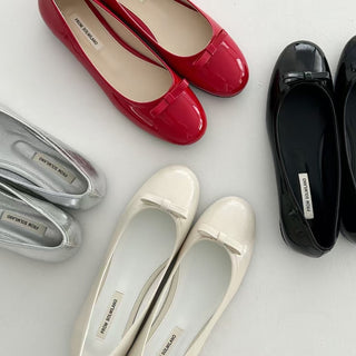 Bow Round Toe Flats 上班鞋