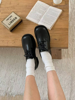 Mid-Heeled Loafers