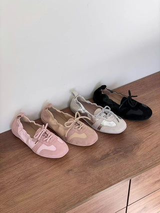 Ruched Ballet Sneakers 