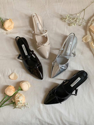 Bow Mary Jane Slingback Pumps 香港女裝鞋