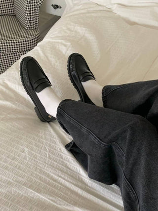 Wrinkled-detail Loafers 香港女裝鞋