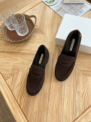 Wrinkled-detail Loafers 香港女裝鞋