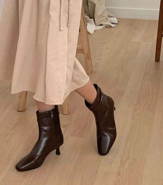 Side Buckle Ankle Boots 香港女裝鞋