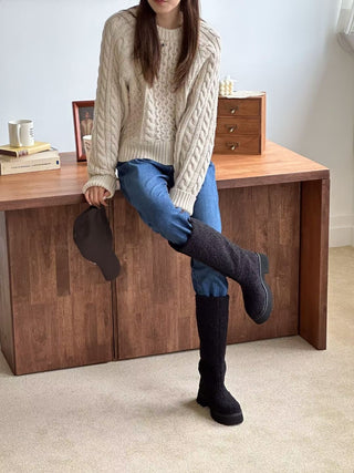 Teddy Fluffy Boots 香港女裝鞋