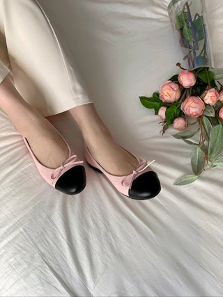 Bow Round-Toe Flats 平底鞋