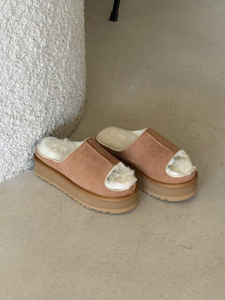 Fluffy Platform Sandals