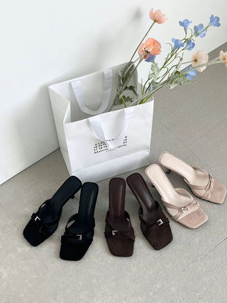 Evera Buckled Heeled Sandals 香港女裝鞋