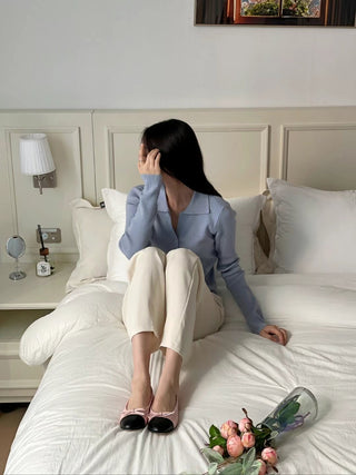 Bow Round-Toe Flats 平底鞋