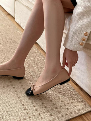 Bow Round-Toe Flats 平底鞋