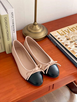 Bow Round-Toe Flats 平底鞋