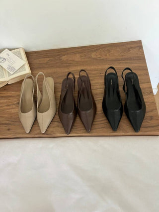 Ari Low-Heeled Slingbacks 平底鞋