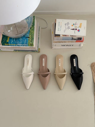 Buckled Flat Mules 香港女裝鞋
