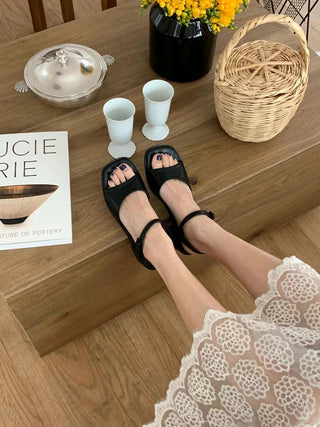 Classic Block Heeled Sandals 香港女裝鞋