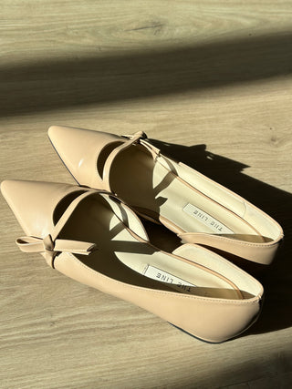 Side Ribbon Flats