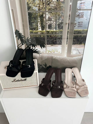 Evera Buckled Heeled Sandals 香港女裝鞋