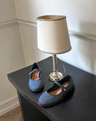 Tweed Mary Janes