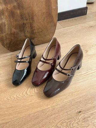 Double Buckled Mary Janes 高踭鞋