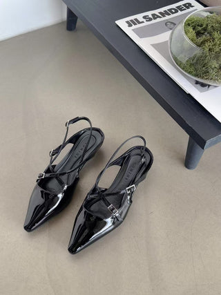 Cross Buckled Flats 香港女裝鞋