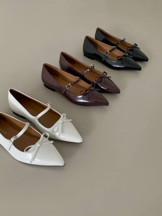 Bow Mary Janes 返工鞋