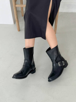 Mila Side Buckled Boots