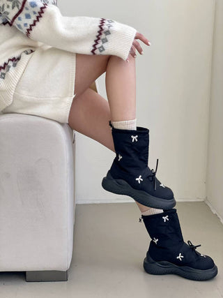Bow Ankle Boots