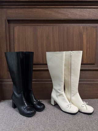 Bow Ruched Boots 女裝鞋