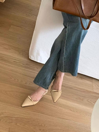 Lily Bow Slingback Pumps